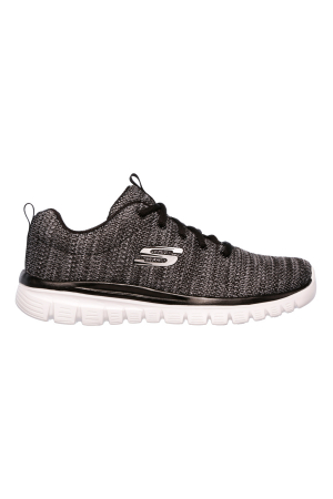 SKECHERS GRACEFUL TWISTED FORTUNE SNEAKERS grigio per donna